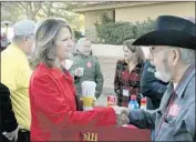 ?? Michael Finnegan Los Angeles Times ?? REPUBLICAN Senate candidate Kelli Ward has closely aligned herself with President Trump.