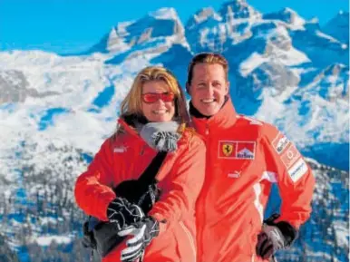  ?? // AGENCIAS ?? Michael Schumacher junto a su mujer Corinna