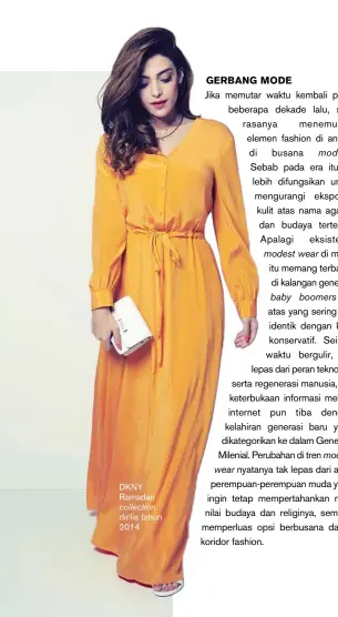  ??  ?? DKNY Ramadan collection dirilis tahun 2014