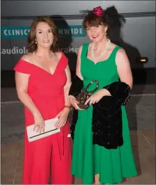  ??  ?? Janette Murphy and Sharon Mulgrew at the Rose of Tralee Fashion Show in Festival Dome Tralee on Sunday evening