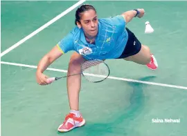  ??  ?? Saina Nehwal