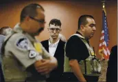  ?? BRIANA SANCHEZ — EL PASO TIMES VIA AP, FILE ?? El Paso Walmart shooting suspect Patrick Crusius pleads not guilty during his 2019 arraignmen­t in El Paso, Texas. Hate crimes across the U.S. rose to the highest level in more than a decade as federal officials also recorded the highest number of hate-motivated killings since the FBI began collecting hate crime data in the early 1990s.