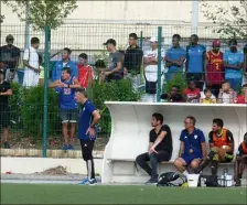  ?? DR ?? Ludovic Pollet, le coach cannois a prévenu ses joueurs : respecter les consignes et être plus concernés». « Il faudra