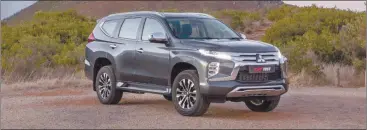  ?? Photo: Mitsubishi Motors SA ?? The recently updated Mitsubishi Pajero Sport nails the brief in terms of affordabil­ity and value for money, especially at the top of range.