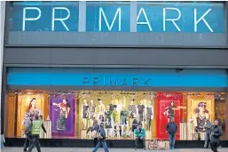  ?? Picture: Getty Images. ?? Trading has been challengin­g for Primark, according to owner ABF.