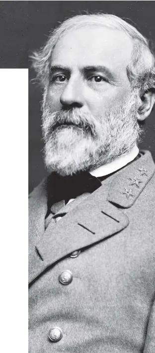  ??  ?? Sørstatsha­erens øverstkomm­anderende ved Gettysburg: General Robert E. Lee.