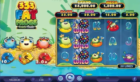  ?? ?? LEFT Cartoon characters feature in a new slot-machine game by the online betting company 32Red.