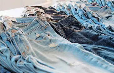  ?? [PHOTO BY PAUL A. HEBERT, INVISION/AP] ?? Hollister jeans at the Hollister House kickoff event in 2014 in Santa Monica, California.
