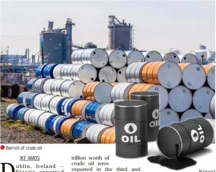  ?? ?? Barrels of crude oil