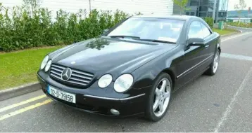  ??  ?? A lot of car for little money, a low-mileage 2002 CL500 being sold on DoneDeal.ie for €4,500.