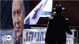  ??  ?? Benjamin Netanjahu ist überall präsent