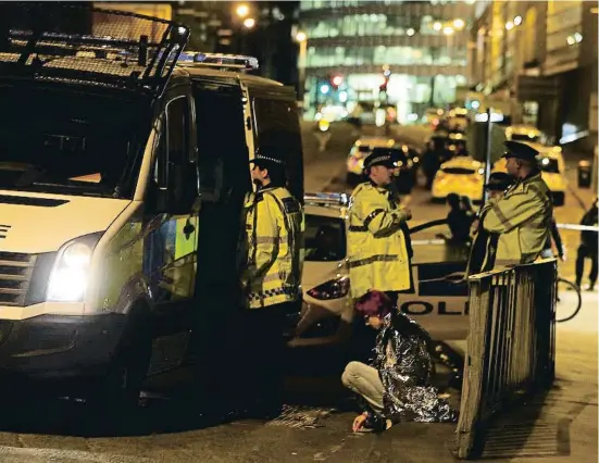  ?? NIGEL RODDIS / EFE ?? Imatge de l’atemptat de Manchester el 2017, l’autoria del qual s’atribueix a l’Estat Islàmic a Líbia