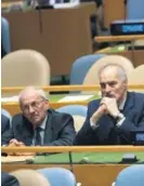  ?? AFP ?? Walid al-Muallem, ministro de Relaciones Exteriores de Siria, en la ONU este sábado.