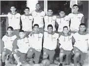  ??  ?? Selección Atlántico sub-13 que competirá en Cúcuta.