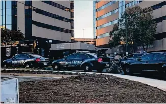  ?? CHANNEL 2 ACTION NEWS ?? Emory Decatur Hospital, formerly known as DeKalb Medical Center, was on lockdown for three hours Saturday while police negotiated with a patient who barricaded himself in a contractor’s truck. The man allegedly told a dispatcher police would have to kill him.