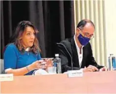  ?? COMPAÑÍA DE JESÚS ?? 3 Susana Pradera en la presentaci­ón del informe sobre abusos de la Compañía de Jesús.