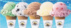  ?? COURTESY OF DEAN STROBER/BLUE BELL ICE CREAM ?? The Brain Freeze Ice Cream Festival will feature 21 flavors of ice cream, food trucks, children’s activities and more.