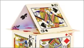  ?? COURTESY OF DREAMSTIME.COM ?? Until it’s done, a house deal can feel as shaky as a house of cards.