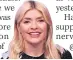  ??  ?? RESCUED Holly Willoughby