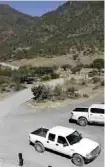  ??  ?? Sierra. Desde ayer quedó liberado el paso para visitar el Cañón de San Lorenzo.