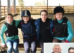  ?? CLOCKWISE FROM LEFT: ?? Stormy Stan from the RNLI, Bambi with Niamh and Molly Cronin Fossa;