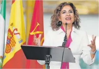  ?? // EFE ?? La ministra de Hacienda María Jesús Montero