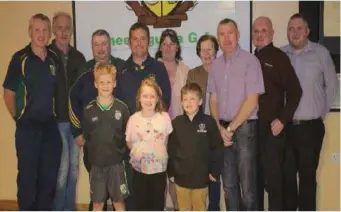  ??  ?? Gneeveguil­la GAA committee members.