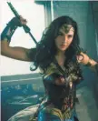  ?? Warner Bros. ?? Gal Gadot in “Wonder Woman,” which may prove to be fun.