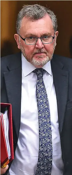  ??  ?? Not impressed: Scottish Secretary David Mundell