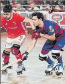  ??  ?? El Barça, ante el Benfica en el Palau
HOCKEY PATINES/L. EUROPEA