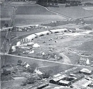  ??  ?? Montrose Air Station was the training ground for many wartime pilots.