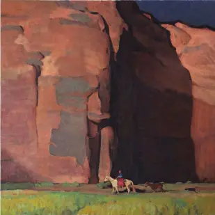  ??  ?? Navajo Country, oil, 30 x 30”