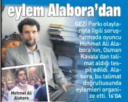  ??  ?? Mehmet Ali Alabora