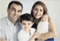  ?? PHOTO: SUPPLIED ?? A family picture showing father Siamak Mosaferi, mother Mohadeseh Sharifi and their sons Arteen (centre) and Radeen. A crash last Easter weekend killed both Arteen and Radeen.