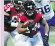  ?? JOHN BAZEMORE/THE ASSOCIATED PRESS, FILE ?? Devonta Freeman and the Atlanta Falcons face the New Orleans Saints Thursday.