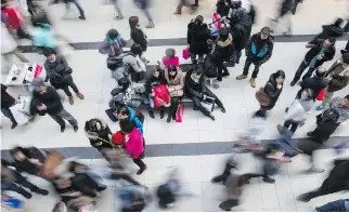  ?? CHRIS YOUNG/THE CANADIAN PRESS FILES ?? According to Internatio­nal Council of Shopping Centres CEO Tom McGee, one out of 10 jobs in Canada relates to the shopping centre industry.