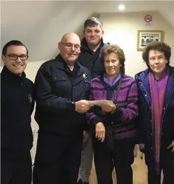  ??  ?? Drogheda River Rescue would like to thank Ena & Monica Barnett originally from Scarlett street now living in Balbriggan for visiting their boathouse at the weekend.
On 25th August their close friend Ita Flood (95) from Marian Close, Scarlet Street,...