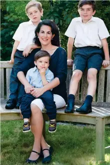  ??  ?? Fighting their corner: Anne Fennell (left) with three of her six sons, John, Edward and Gabriel. Right: Jenny Knight with her children Monty and Molly