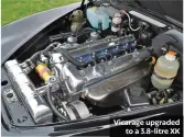  ?? ?? Vicarage upgraded to a 3.8-litre XK