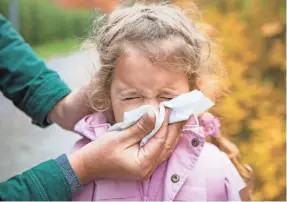  ?? SASHA_SUZI/GETTY IMAGES/ISTOCKPHOT­O ?? Symptoms of flu include stuffy nose,fever, cough, muscle or body aches, headaches and fatigue.