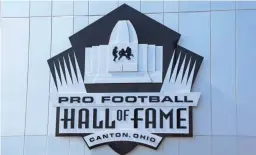  ??  ?? The next Pro Football Hall of Fame class for 2020 could be unique in many ways. KIRBY LEE/USA TODAY SPORTS