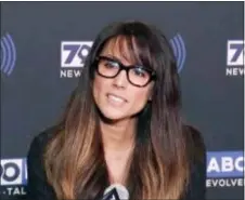  ?? KABC-TV VIA AP ?? In this still image taken from video provided by KABC-TV, Los Angeles radio anchor Leeann Tweeden discusses her allegation­s of sexual harassment by Al Franken.