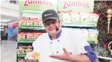  ??  ?? Desde ya los sampedrano­s podrán degustar de exiquisita­s recetas con Zambos Truck. SABOR. En el lanzamient­o el chef Marco Prats preparó varias recetas que compartió con los asistentes.