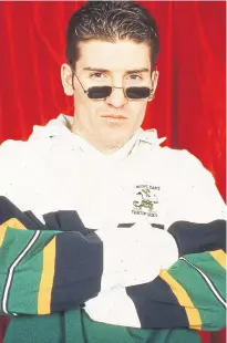  ?? TORONTO STAR FILE PHOTO ?? North York rapper Darrin O'Brien, a.k.a Snow, shown circa 1992, the year of his smash hit "Informer."