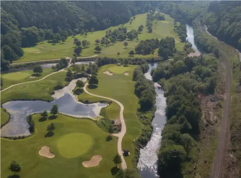  ??  ?? Woodenbrid­ge Golf Club is set in the beautiful wooded Wicklow vale where the Aughrim and Avoca rivers meet Natural beauty: