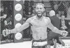  ?? BELLATOR ?? Bellator bantamweig­ht champ Darrion Caldwell want to add a featherwei­ght title as well.