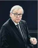  ?? FREDERICK FLORIN / AFP ?? Juncker, la semana pasada