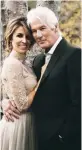  ??  ?? Richard Gere with Alejandra Silva