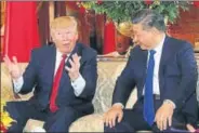  ?? REUTERS ?? Trump said he and the Chinese President have developed a friendship that should serve them well in the long term.