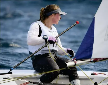  ?? FOTO: HENRIK MONTGOMERY/LEHTIKUVA ?? Tuula Tenkanen hade en svårare dag under fredagen.